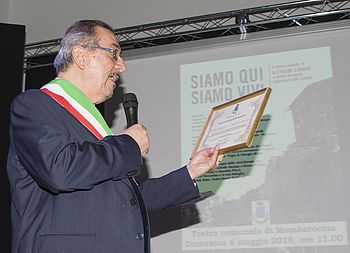 Il nuovo incontro delle sorelle Sarano e dei loro familiari con Mombaroccio comincia, il 6 maggio 2018, con la visita al Santuario del Beato Sante.